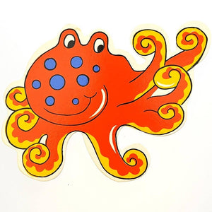 Fair Trade Animal Magnet - Octopus