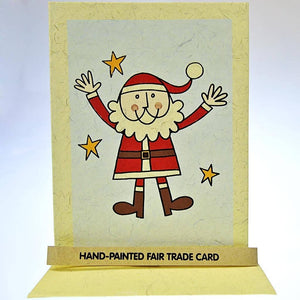 Fair Trade Christmas Card - Santa
