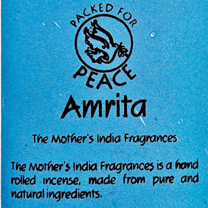 Fair Trade Hand Made 'India' Incense - 12 Mini Sticks - Amrita