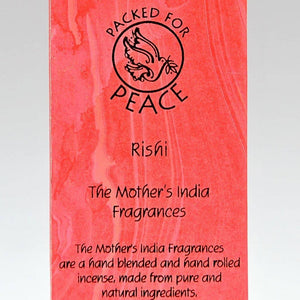 Fair Trade Hand Made 'India' Incense - 20 Sticks - Rishi