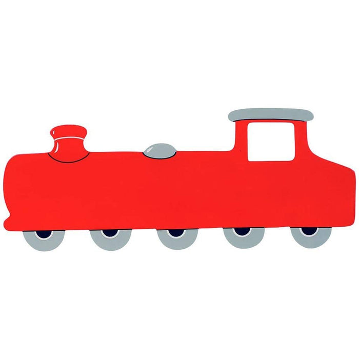 Fair Trade Name Plaque - Long Red Train (WSL)