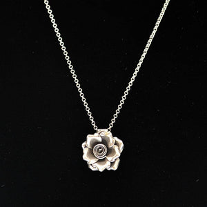 Fair Trade Silver Necklace - Joline Flower