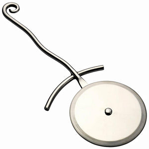 Fair Trade Stainless Steel Pizza Cutter - Wavy End