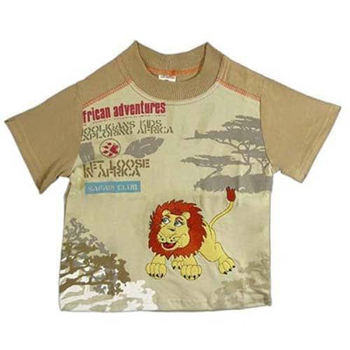 Fair Trade T-Shirt - 'Lion Let Loose' 4/5Y (WSL)
