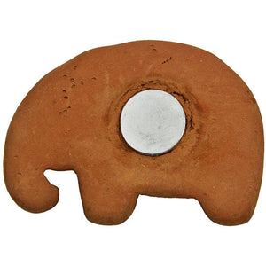 Fair Trade Terracotta Elephant Fridge Magnet