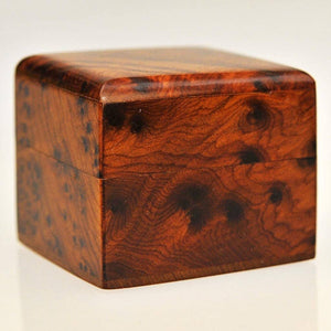 Fair Trade Thuya Wood Small Square Box