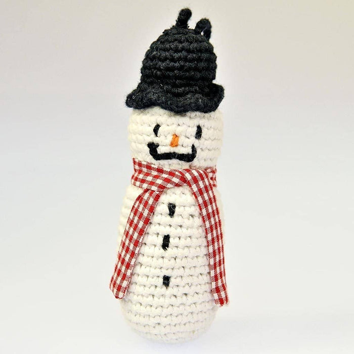 Fair Trade Tree Decoration - Crocheted Snowman (WSL)