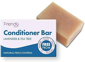 Friendly Soap - Lavender & Tea Tree Conditioner Bar 95g