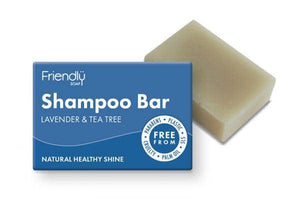 Friendly Soap - Lavender & Tea Tree Shampoo Bar 95g