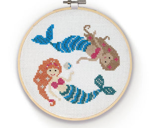 Mermaids Cross Stitch Kit (Age 10+)
