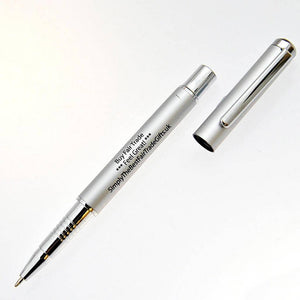 Promotional Simply The Best Satin Pen - Silver