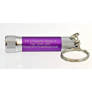 Simply The Best Keyring Torch - Purple