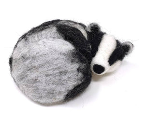 Sleepy Badger Needle Felting Kit (Age 10+)