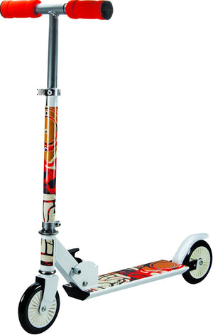 Tribal White Scooter