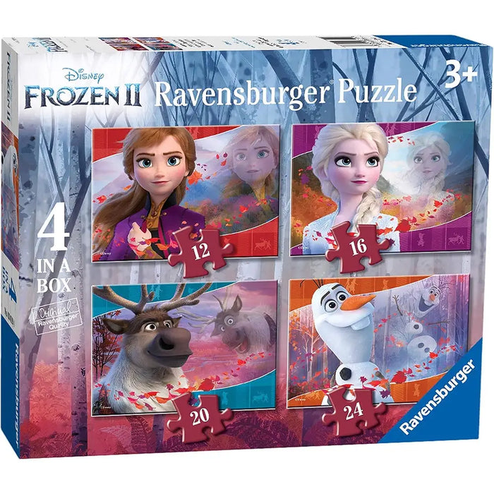 4-in-1 Disney's Frozen II Jigsaw Puzzle (12, 16, 20, 24 pcs)