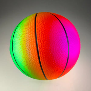 5" Inflated Rainbow Sports Playball