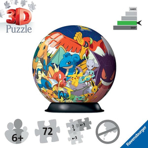 Pokemon 3D Jigsaw Puzzleball (72 pcs)
