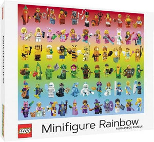 LEGO Rainbow Minifigure Jigsaw Puzzle (1000 pcs)