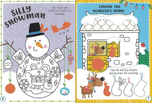 Santa's Reindeer Sticker Activity Book