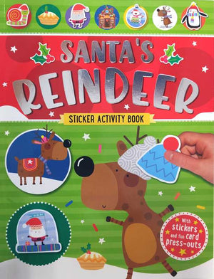 Santa's Reindeer Sticker Activity Book