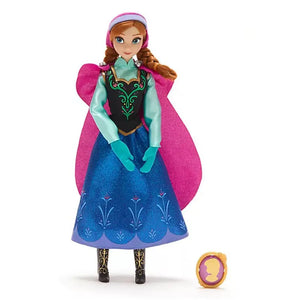 Disney's Anna from Frozen Posable Classic Doll with Pendant