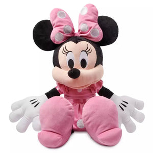 Extra Large Disney's Minnie Mouse with Pink/White Bow Soft Toy