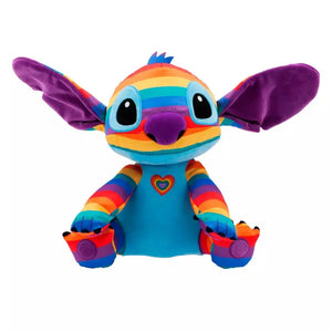 Large Disney's Stitch Pride Soft Toy (Striped Head)