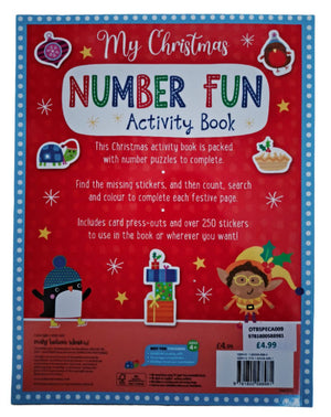 My Christmas Number Fun Activity Book