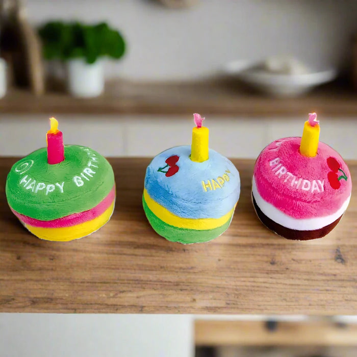 Soft 'Happy Birthday' Cake with Candle (WSL)