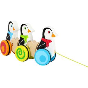 Wooden Pull Along Penguins