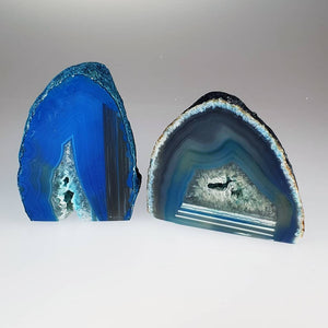 3-4" Cut Base Agate Nodule (Blue)