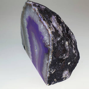 3-4" Cut Base Agate Nodule (Purple)