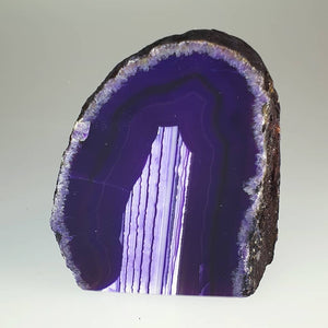 3-4" Cut Base Agate Nodule (Purple)