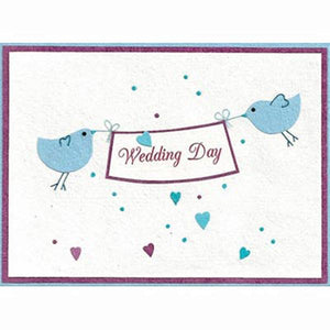 Fair Trade Wedding Day Card - Wedding Day Banner