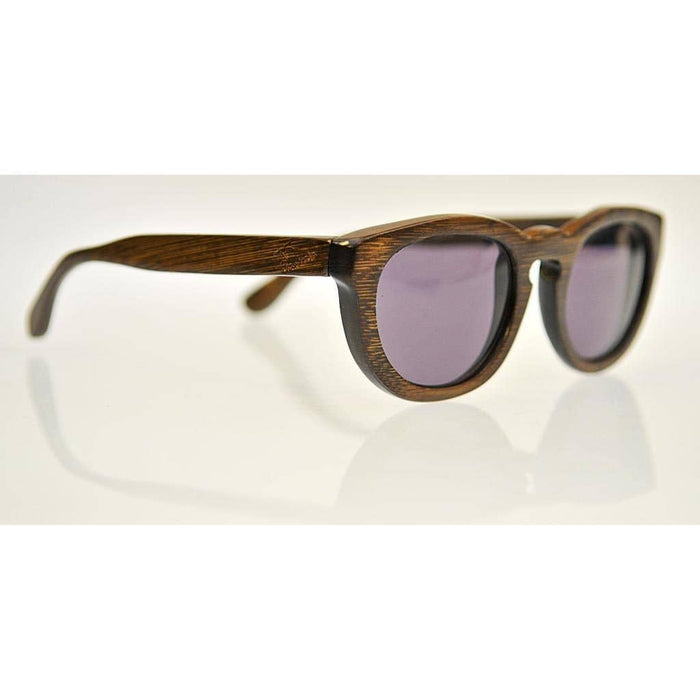 Bambooka Ethical Sunglasses - Zambezi, Dark Brown, Small (WSL)