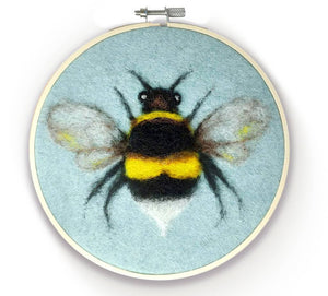 Bee in a Hoop Needle Felting Kit (Age 10+)
