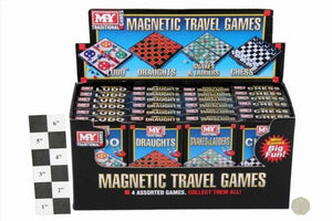 Compact Magnetic Travel Game - Draughts