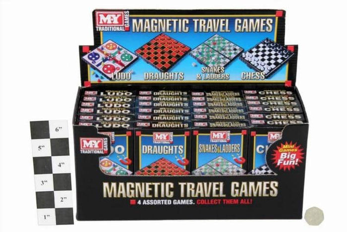 Compact Magnetic Travel Game - Snakes & Ladders