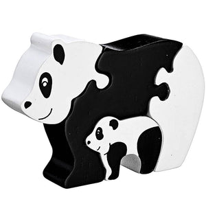 Fair Trade Animal Jigsaw - Mama and Baby Panda