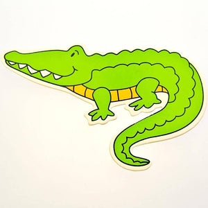 Fair Trade Animal Magnet - Crocodile