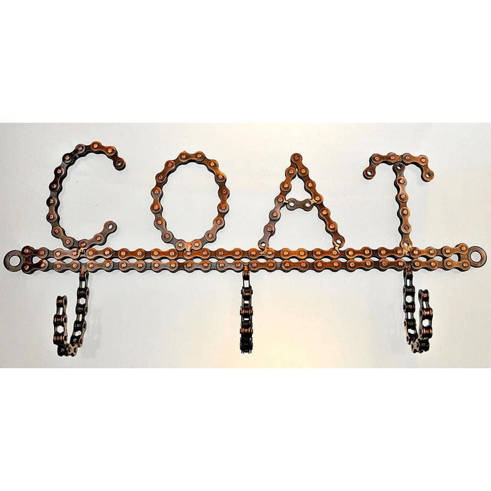 Fair Trade Bicycle Chain Coathook - 'COAT'