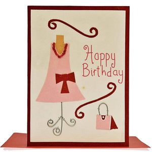 Fair Trade Birthday Card - 'Birthday Boutique'