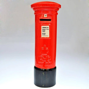 Fair Trade Ceramic Money Box - Red Post Box