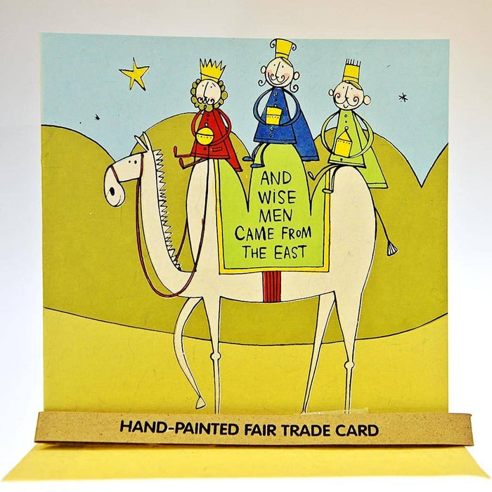 Fair Trade Christmas Card - 3 Wise Men (WSL)