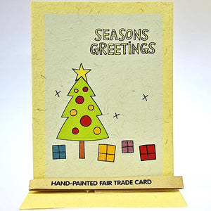 Fair Trade Christmas Card - Christmas Tree