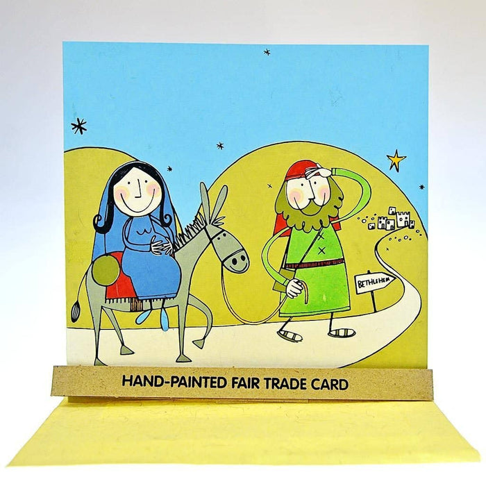 Fair Trade Christmas Card - Mary & Joseph (WSL)