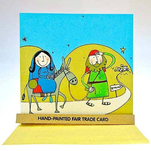 Fair Trade Christmas Card - Mary & Joseph