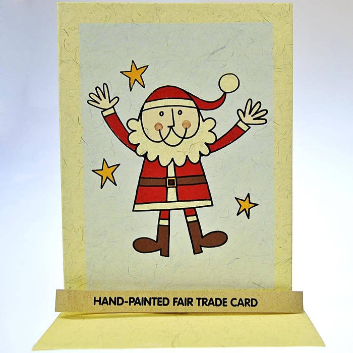 Fair Trade Christmas Card - Santa (WSL)