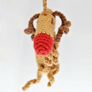 Fair Trade Crocheted Decoration - Reindeer