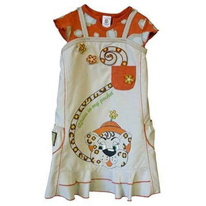 Fair Trade Dress - 2 pc 'Leopard Pocket' 3/4Y